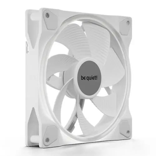 Be Quiet! (BL135) Light Wings 140mm PWM Reverse Blade ARGB Case Fan, Rifle Bearing, 20 LEDs, Front & Rear Lighting, Daisy-Chain, Up to 1300 RPM, White - HONORABLE VETERANS SOLUTIONS