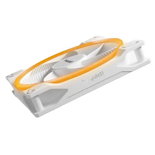 Be Quiet! (BL135) Light Wings 140mm PWM Reverse Blade ARGB Case Fan, Rifle Bearing, 20 LEDs, Front & Rear Lighting, Daisy-Chain, Up to 1300 RPM, White - HONORABLE VETERANS SOLUTIONS