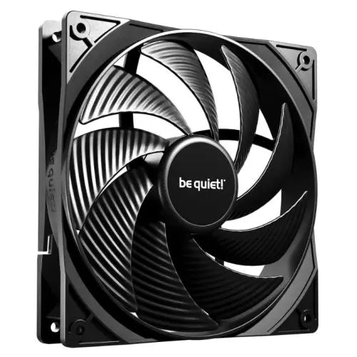 Be Quiet! BL138 Pure Wings 3 PWM High Speed 140mm Case Fans (3 Pack), Rifle Bearing, 1800 RPM, Black - HONORABLE VETERANS SOLUTIONS