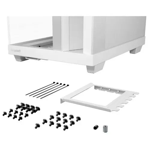 Be Quiet! Light Base 500 LX ARGB Gaming Case w/ Glass Front & Side, ATX, 4x ARGB Fans & ARGB Hub, USB-C 10Gbps, Asus BTF Compatible, White - HONORABLE VETERANS SOLUTIONS