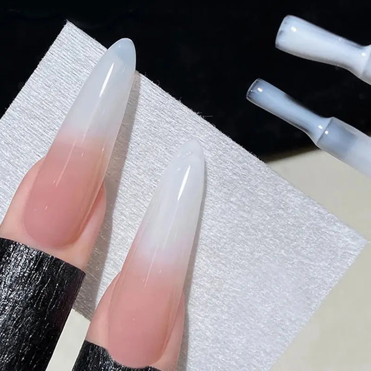 BORN PRETTY 10ml Milky Jelly White Gel Nail Polish Translucent Semi Permanent Soak Off UV LED Gel Varnish Manicure Nail Art - HONORABLE VETERANS SOLUTIONS