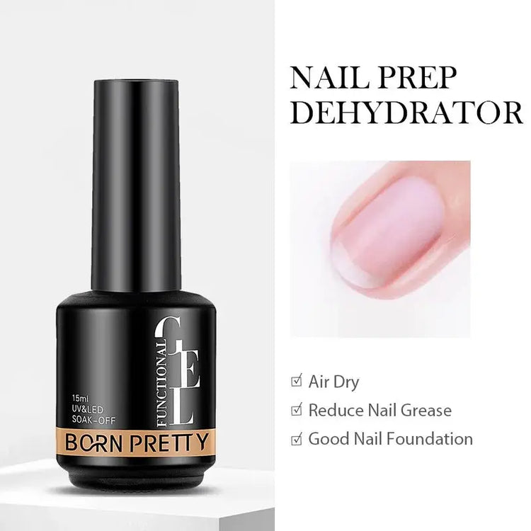 BORN PRETTY 15ml Milky Pink Rubber Base Gel Nail Polish Glitter Semi-Permanent Varnish Soak Off Self Leveling UV LED Polish - HONORABLE VETERANS SOLUTIONS