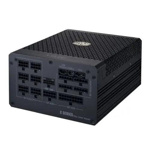 Cooler Master 1100W X Silent Edge Platinum 230V ATX 3.1 Fanless PSU, Fully Modular, Digital Monitor, PCIe 5.1, 80+ Platinum - HONORABLE VETERANS SOLUTIONS