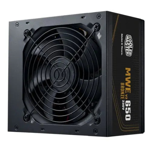 Cooler Master 650W MWE Bronze V3 230V ATX 3.1 PSU, Fully Wired, HDB Bearing Fan, 80+ Bronze - HONORABLE VETERANS SOLUTIONS