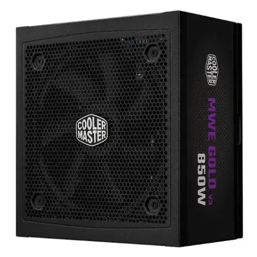 Cooler Master 850W MWE Gold V3 ATX 3.1 PSU, Fully Modular, HDB Bearing Fan, 80+ Gold, PCIe 5.1 - HONORABLE VETERANS SOLUTIONS