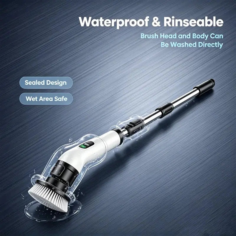 Cordless Household Spin Scrubber Kitchen Gadgets Hair Brushes Bathroom Broom Toilet Multipurpose Cleaning Brush Electric Mops - HONORABLE VETERANS SOLUTIONS