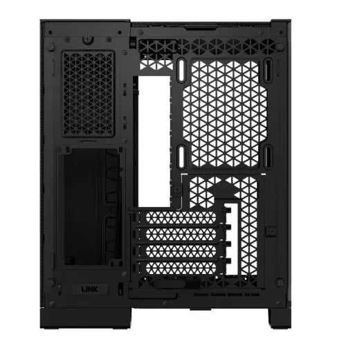 Corsair 2500X RGB Dual Chamber Gaming Case w/ Glass Side & Front, Micro ATX, 2x RGB Fans, Mesh Panels, USB-C, Asus BTF Compatible, Black - HONORABLE VETERANS SOLUTIONS