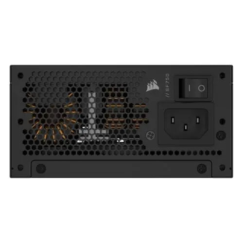 Corsair 750W SF Series SF750 SFX PSU, Fully Modular, 80+ Platinum, Fluid Dynamic Fan, ATX 3.1, PCIe 5.1, SFX-to-ATX Bracket - HONORABLE VETERANS SOLUTIONS