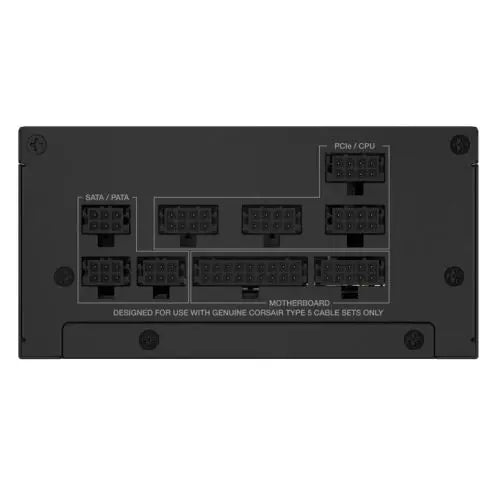 Corsair 750W SF Series SF750 SFX PSU, Fully Modular, 80+ Platinum, Fluid Dynamic Fan, ATX 3.1, PCIe 5.1, SFX-to-ATX Bracket - HONORABLE VETERANS SOLUTIONS
