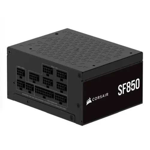 Corsair 850W SF Series SF850 SFX PSU, Fully Modular, 80+ Platinum, Fluid Dynamic Fan, ATX 3.1, PCIe 5.1, SFX-to-ATX Bracket - HONORABLE VETERANS SOLUTIONS