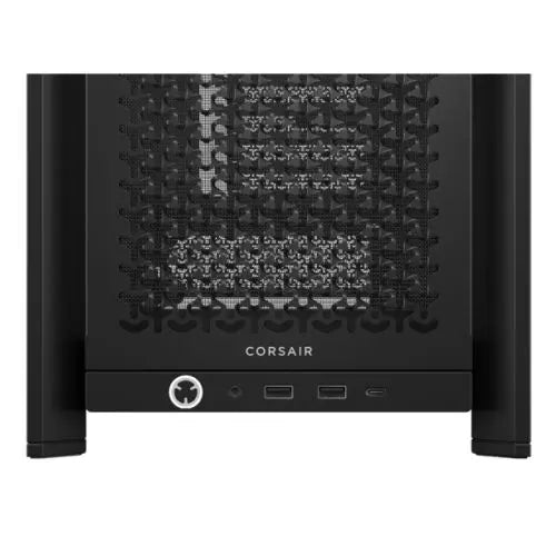 Corsair FRAME 4000D Modular Gaming Case w/ Glass Side, E-ATX, No Fans, InfiniRail Fan Mounting, USB-C, Asus BTF Compatible, Black - HONORABLE VETERANS SOLUTIONS