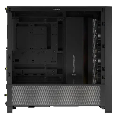 Corsair FRAME 4000D RS ARGB Modular Gaming Case w/ Glass Side, E-ATX, 3x ARGB Fans, InfiniRail Fan Mounting, USB-C, Asus BTF Compatible, Black - HONORABLE VETERANS SOLUTIONS