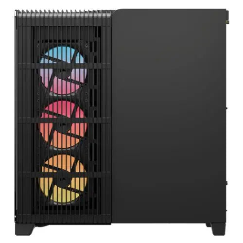 Corsair FRAME 4500X LX-R RGB LINK Gaming Case w/ Glass Side & Front, E-ATX, 3x LX120-R RGB Fans, InfiniRail Fan Mounting, USB-C, Asus BTF Compatible, Black - HONORABLE VETERANS SOLUTIONS
