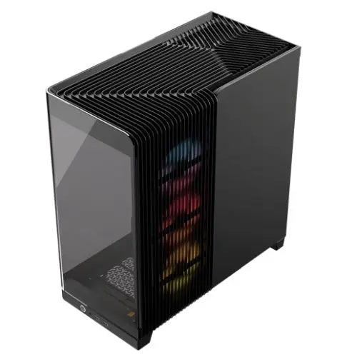 Corsair FRAME 4500X LX-R RGB LINK Gaming Case w/ Glass Side & Front, E-ATX, 3x LX120-R RGB Fans, InfiniRail Fan Mounting, USB-C, Asus BTF Compatible, Black - HONORABLE VETERANS SOLUTIONS