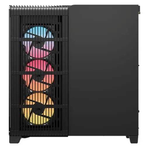 Corsair FRAME 4500X RS-R ARGB Gaming Case w/ Glass Side & Front, E-ATX, 3x RS120-R ARGB Fans, InfiniRail Fan Mounting, USB-C, Asus BTF Compatible, Black - HONORABLE VETERANS SOLUTIONS