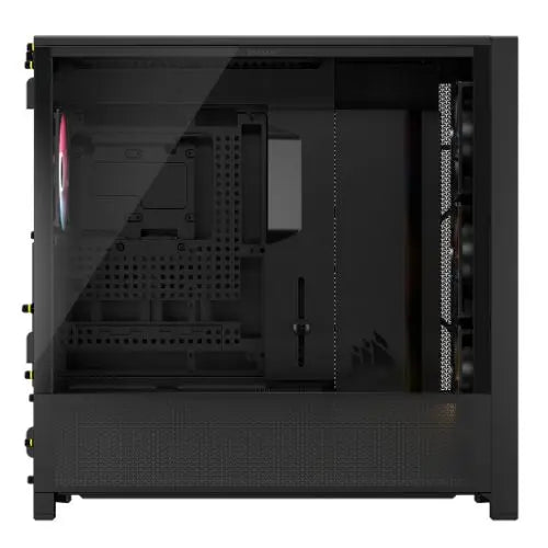 Corsair FRAME 5000D RS Modular Gaming Case w/ Glass Side, E-ATX, 4x ARGB Fans, InfiniRail Fan Mounting, USB-C, ARGB Strip, Asus BTF Compatible, Black - HONORABLE VETERANS SOLUTIONS