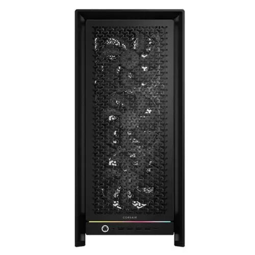 Corsair FRAME 5000D RS Modular Gaming Case w/ Glass Side, E-ATX, 4x PWM Fans, InfiniRail Fan Mounting, USB-C, ARGB Strip, Asus BTF Compatible, Black - HONORABLE VETERANS SOLUTIONS
