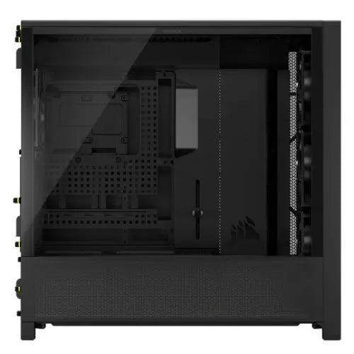 Corsair FRAME 5000D RS Modular Gaming Case w/ Glass Side, E-ATX, 4x PWM Fans, InfiniRail Fan Mounting, USB-C, ARGB Strip, Asus BTF Compatible, Black - HONORABLE VETERANS SOLUTIONS