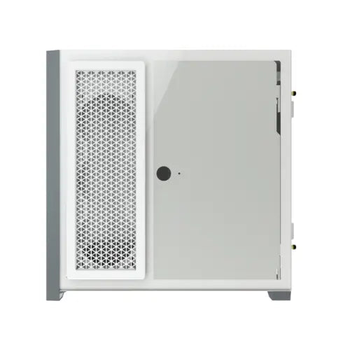 Corsair iCUE 5000X RGB Gaming Case w/ 4x Tempered Glass Panels, E-ATX, 3 x AirGuide RGB Fans, Lighting Node CORE included, USB-C, White - HONORABLE VETERANS SOLUTIONS