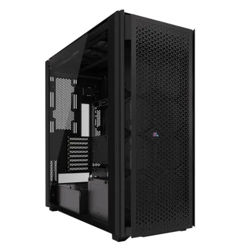 Corsair iCUE LINK 9000D RGB Airflow Gaming Case w/ Glass Side, E-ATX, Dual System, Up to 18 Fans, InfiniRail Fan Mounting, iCUE LINK Hub, USB-C, Asus BTF Compatible, Black - HONORABLE VETERANS SOLUTIONS