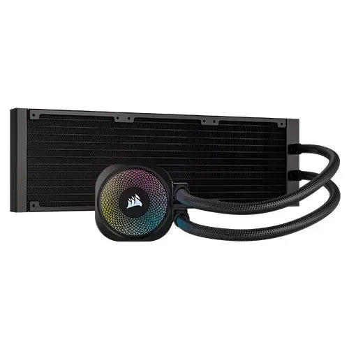 Corsair iCUE LINK TITAN 360 RX RGB Liquid CPU Cooler, RX120 RGB Magnetic Dome Fans, 20 LED Pump Head, iCUE LINK Hub Included, Black - HONORABLE VETERANS SOLUTIONS