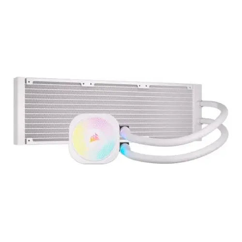 Corsair iCUE LINK TITAN 360 RX RGB Liquid CPU Cooler, RX120 RGB Magnetic Dome Fans, 20 LED Pump Head, iCUE LINK Hub Included, White - HONORABLE VETERANS SOLUTIONS