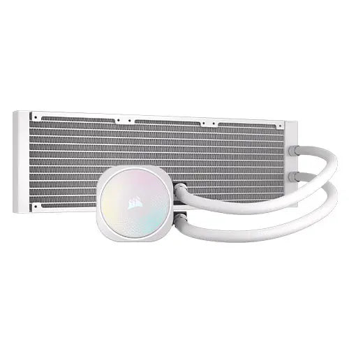Corsair NAUTILUS 360 RS ARGB Liquid CPU Cooler, RS120 ARGB Magnetic Dome Fans, RGB Pump, Daisy-Chain Connections, White - HONORABLE VETERANS SOLUTIONS