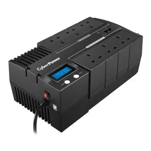 CyberPower BRICs 1000VA Line Interactive UPS, 600W, LCD Display, 6x UK Plug, AVR Energy Saving, Wall Mountable - HONORABLE VETERANS SOLUTIONS