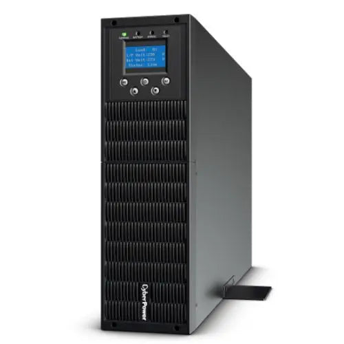 CyberPower Online XL Smart App 10,000VA Double Conversion 3U Rack/Tower UPS, 9000W, LCD Display, 1x Hardwire Terminal Block, Ext. Battery Module - HONORABLE VETERANS SOLUTIONS
