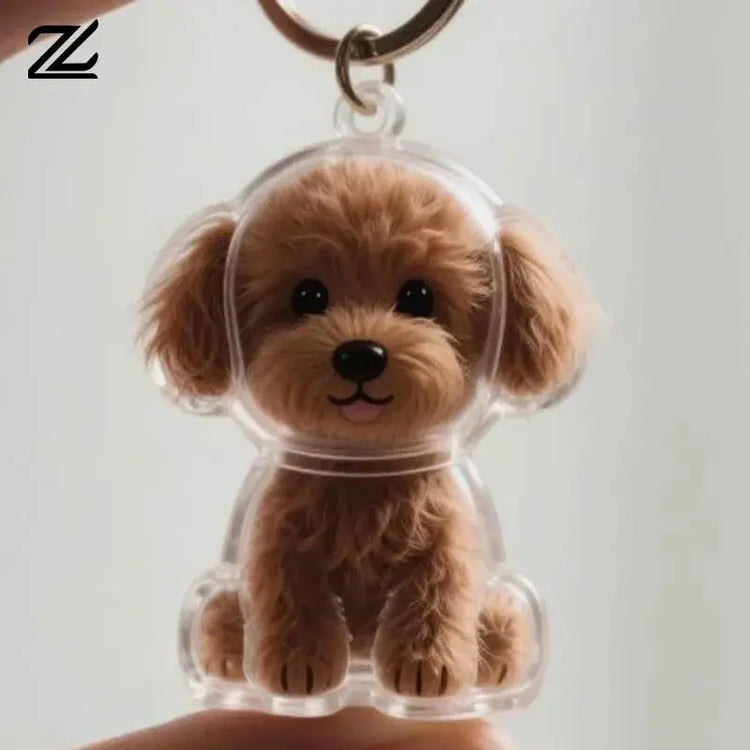 Dog Hair Storage Cute Pendant Keychain Bag Pendant Couple Car Key Chains Jewelry Souvenir Collection Gift Decoration Accessories - HONORABLE VETERANS SOLUTIONS