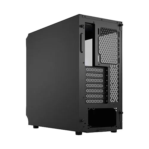 Fractal Design Focus 2 RGB (Black TG) Gaming Case w/ Clear Glass Window, ATX, 2 RGB Fans, RGB controller, Mesh Front, Innovative Shroud System - HONORABLE VETERANS SOLUTIONS