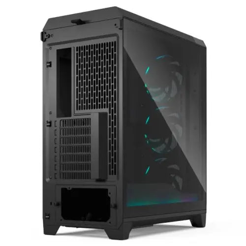 Fractal Design Meshify 3 Ambience Pro RGB (Black TG Light) Gaming Case w/ Light Tint Window, E-ATX, Mesh Front, 3x RGB Fans, Adjust Pro Hub, USB-C 20Gbps - HONORABLE VETERANS SOLUTIONS