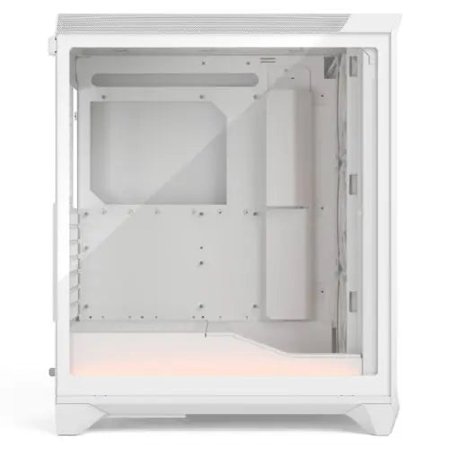 Fractal Design Meshify 3 Ambience Pro RGB (White TG Clear) Gaming Case w/ Clear Window, E-ATX, Mesh Front, 3x RGB Fans, Adjust Pro Hub, USB-C 20Gbps - HONORABLE VETERANS SOLUTIONS