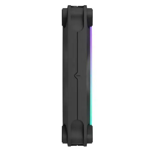 Fractal Design Momentum 12 ARGB 120mm PWM Case Fan, 16 LEDs, FDB Bearing, 350-2200 RPM, 8-pin Connector, Black - HONORABLE VETERANS SOLUTIONS