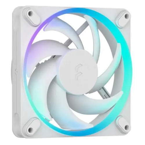 Fractal Design Momentum 12 ARGB 120mm PWM Case Fan, 16 LEDs, FDB Bearing, 350-2200 RPM, 8-pin Connector, White - HONORABLE VETERANS SOLUTIONS