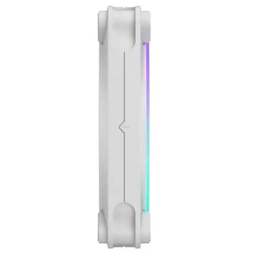 Fractal Design Momentum 12 ARGB 120mm PWM Case Fan, 16 LEDs, FDB Bearing, 350-2200 RPM, 8-pin Connector, White - HONORABLE VETERANS SOLUTIONS