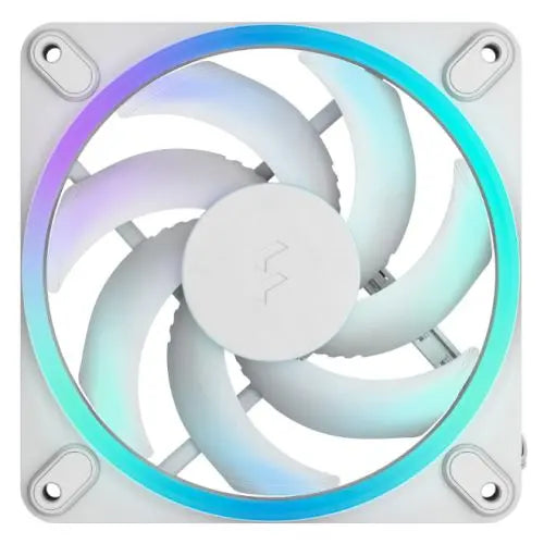Fractal Design Momentum 12 ARGB 120mm PWM Case Fan, 16 LEDs, FDB Bearing, 350-2200 RPM, 8-pin Connector, White - HONORABLE VETERANS SOLUTIONS