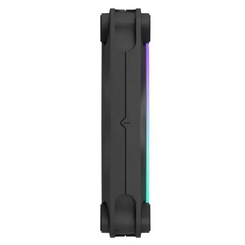 Fractal Design Momentum 12 ARGB 120mm PWM Case Fans (3-Pack), 16 LEDs, FDB Bearing, 350-2200 RPM, 8-pin Connector, Black - HONORABLE VETERANS SOLUTIONS