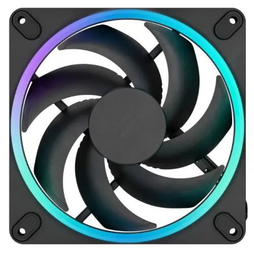 Fractal Design Momentum 14 ARGB 140mm PWM Case Fan, 20 LEDs, FDB Bearing, 350-1800RPM, 8-pin Connector, Black - HONORABLE VETERANS SOLUTIONS