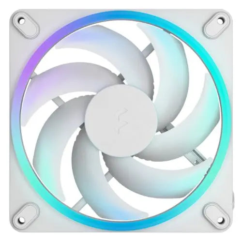 Fractal Design Momentum 14 ARGB 140mm PWM Case Fan, 20 LEDs, FDB Bearing, 350-1800RPM, 8-pin Connector, White - HONORABLE VETERANS SOLUTIONS