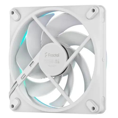 Fractal Design Momentum 14 ARGB 140mm PWM Case Fan, 20 LEDs, FDB Bearing, 350-1800RPM, 8-pin Connector, White - HONORABLE VETERANS SOLUTIONS
