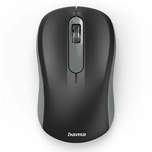 Hama AMW-200 Wireless Optical Mouse, 3 Buttons, USB Nano Receiver, Black/Grey - HONORABLE VETERANS SOLUTIONS