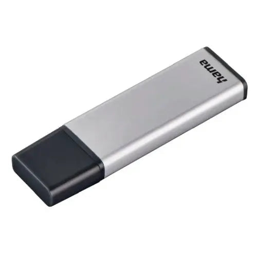 Hama Classic 16GB USB 3.0 Memory Pen, Aluminium, Cap, Keyring, 70MB/s, Black/Silver - HONORABLE VETERANS SOLUTIONS
