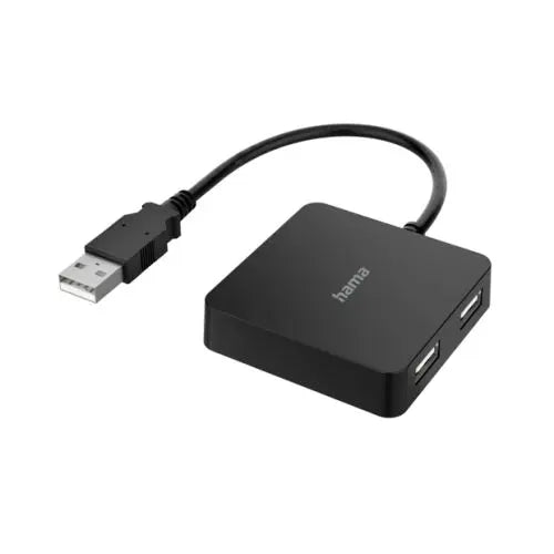 Hama External 4-Port USB 2.0 Hub, USB Powered - HONORABLE VETERANS SOLUTIONS