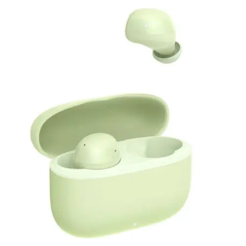 Hama (Freedom Buddy II) Bluetooth Earbuds True Wireless with Mic, Bass Boost, Touch/Voice Control, 20 Hour Battery, Charging/Carry Case, Green - HONORABLE VETERANS SOLUTIONS