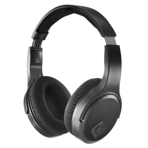 Hama TV Wireless Headphones w/ Mic, 2.4GHz Dongle/Bluetooth, On-Ear Controls, Different Sound Modes, Noise Suppression, Black - HONORABLE VETERANS SOLUTIONS