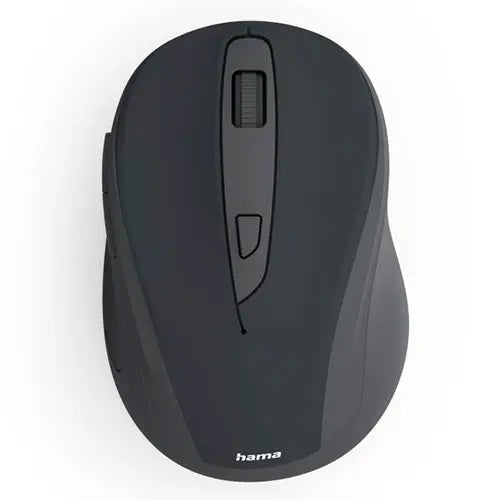 Hama WM-400 Compact Wireless Optical Mouse, 6 Buttons, 800-1600 DPI, Black - HONORABLE VETERANS SOLUTIONS