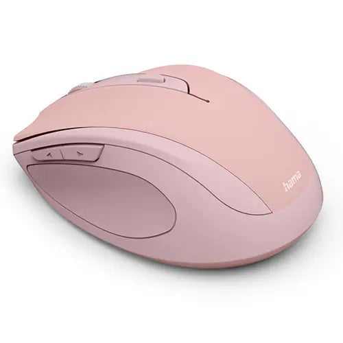 Hama WM-400 Compact Wireless Optical Mouse, 6 Buttons, 800-1600 DPI, Pink - HONORABLE VETERANS SOLUTIONS