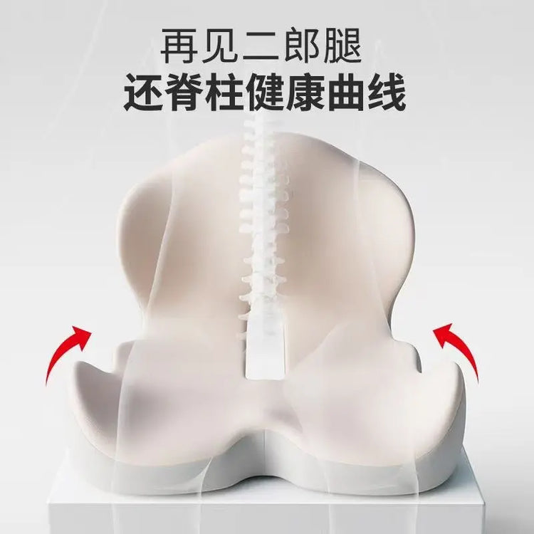 Integrated Seat and Back Cushion for Office, Memory Foam Chair Cushion for Long Sitting Without Fatigue, Car Seat Cushion for Waist Protection and Hip Shaping - HONORABLE VETERANS SOLUTIONS