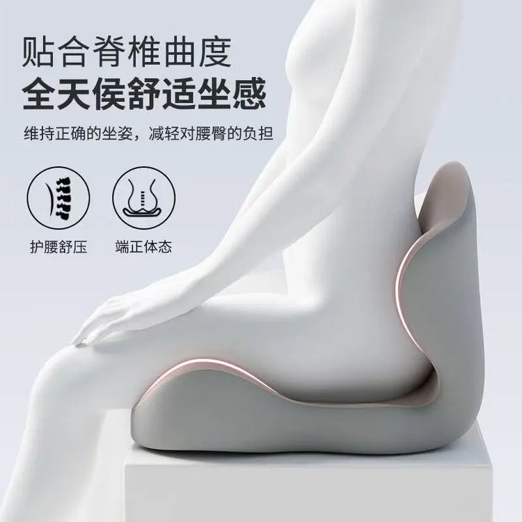 Integrated Seat and Back Cushion for Office, Memory Foam Chair Cushion for Long Sitting Without Fatigue, Car Seat Cushion for Waist Protection and Hip Shaping - HONORABLE VETERANS SOLUTIONS